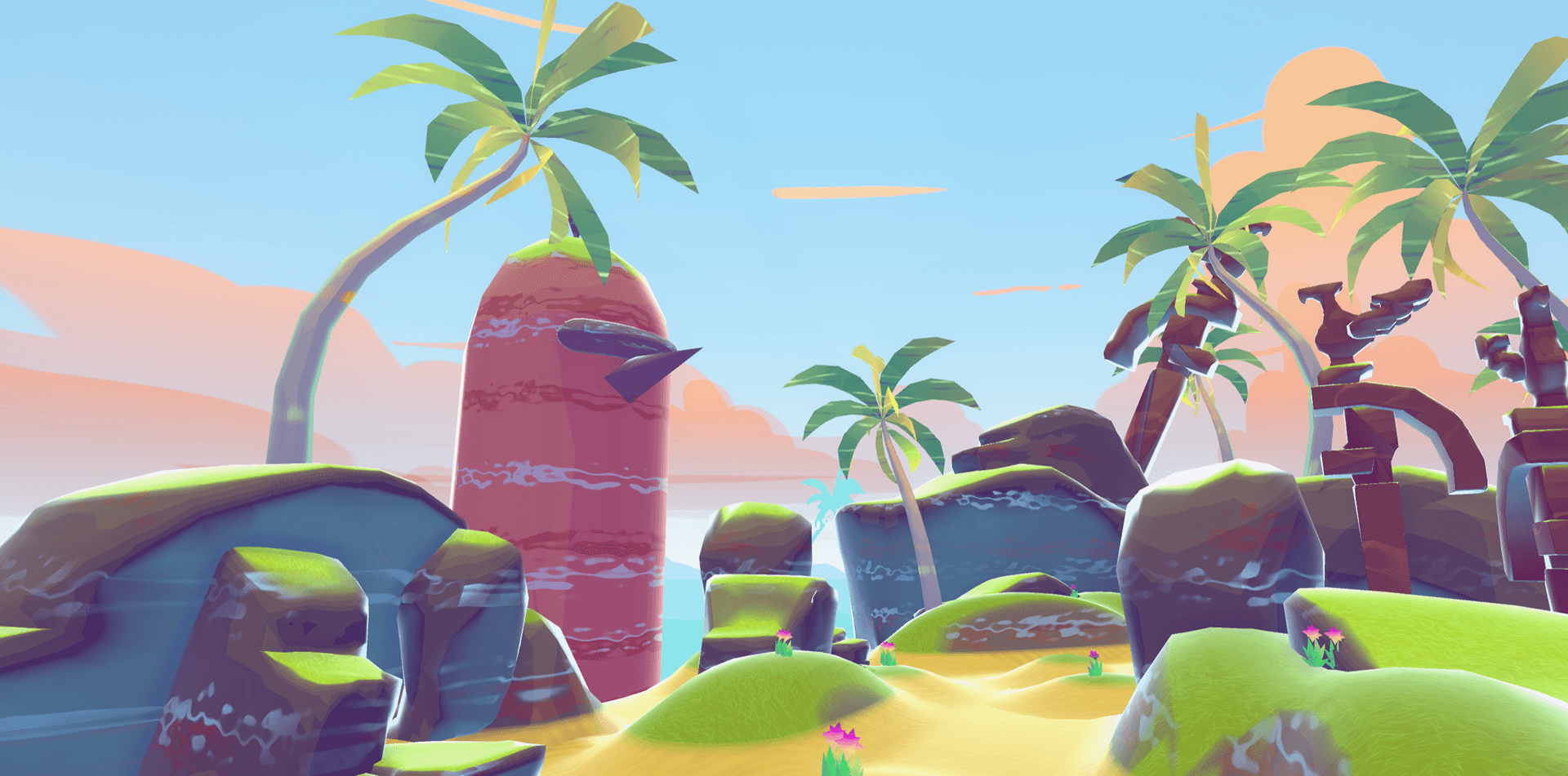 Jungle biome environment, view one