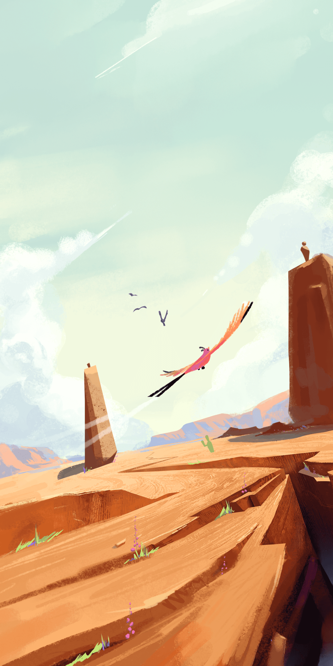 Hero bird concept, photobashed