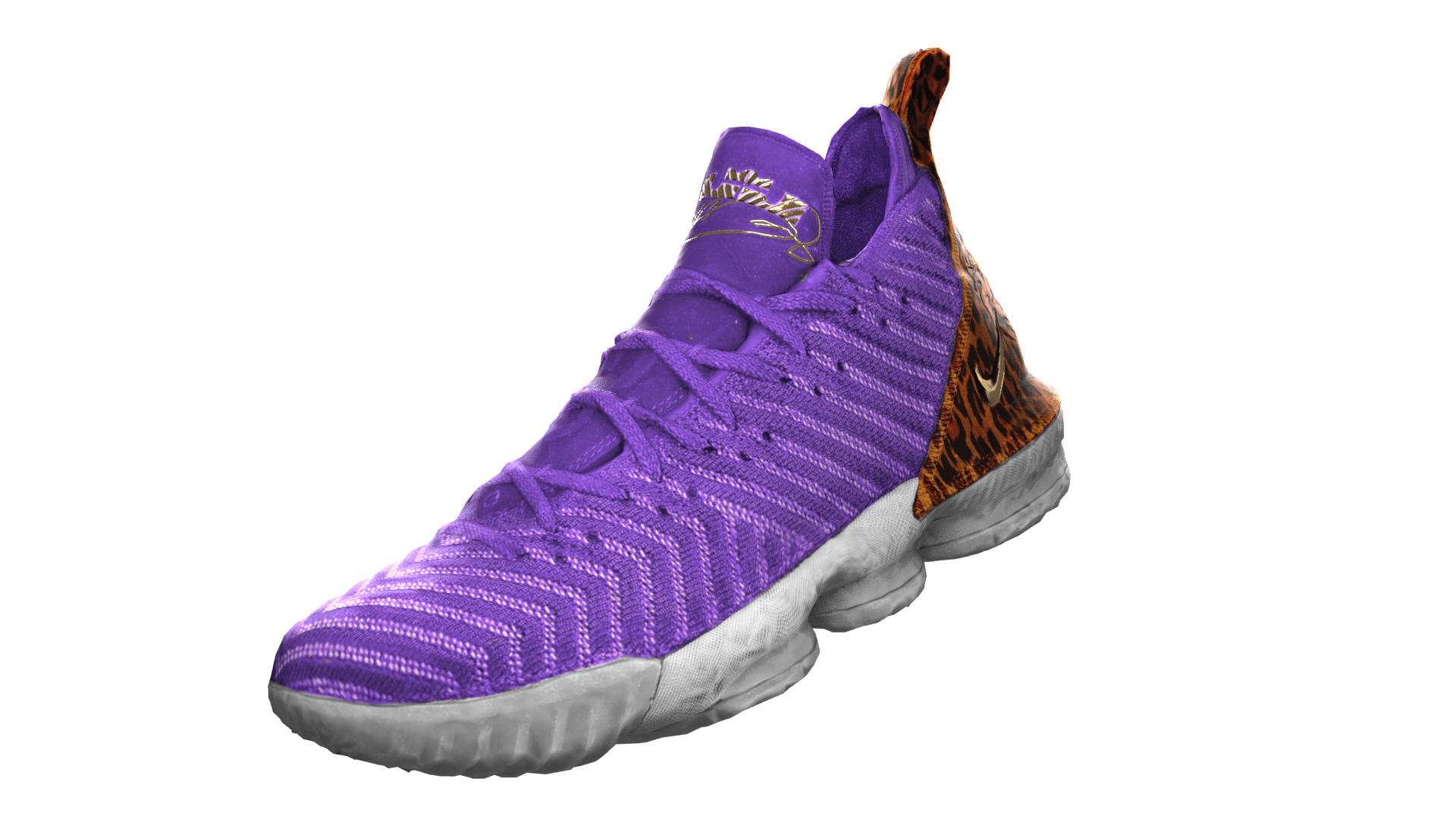 Cleaned and re-shaded shoe render in Substance Painter