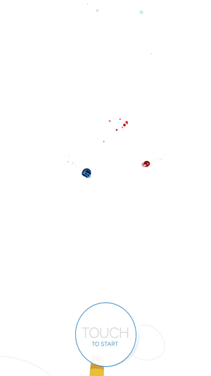 Animated phone-format UI loop: Pepsi flavor mix animation