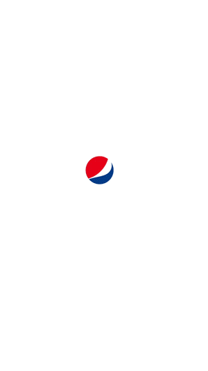Animated phone-format UI loop: Pepsi Spire touch-to-start screen