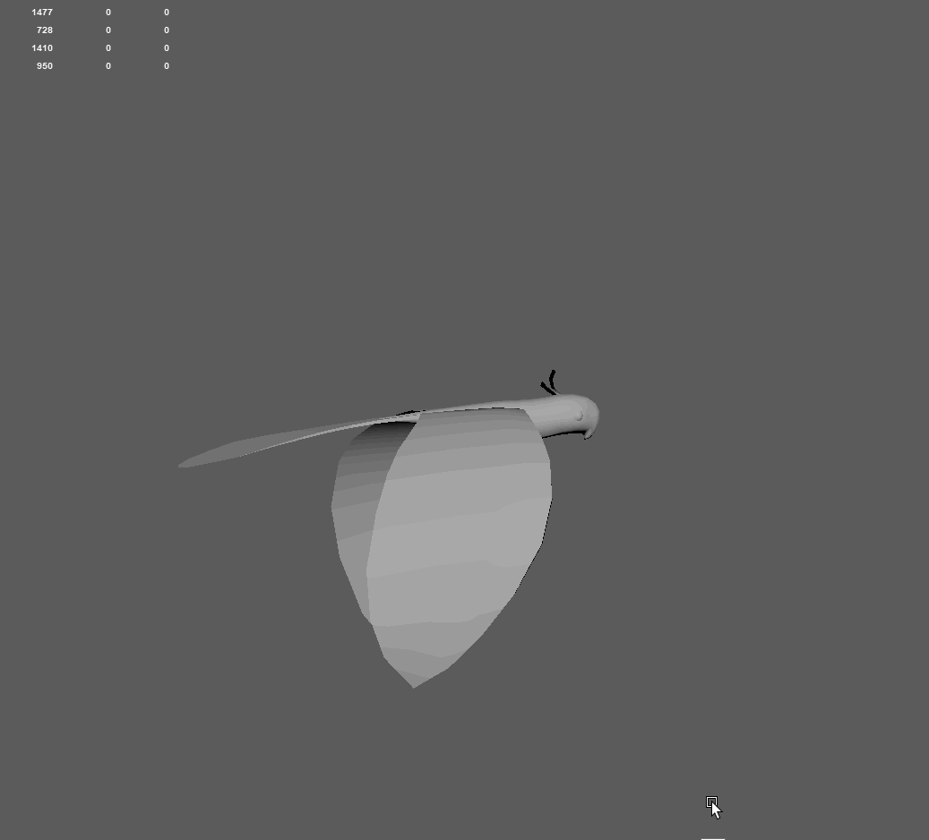 Hero bird final model turntable