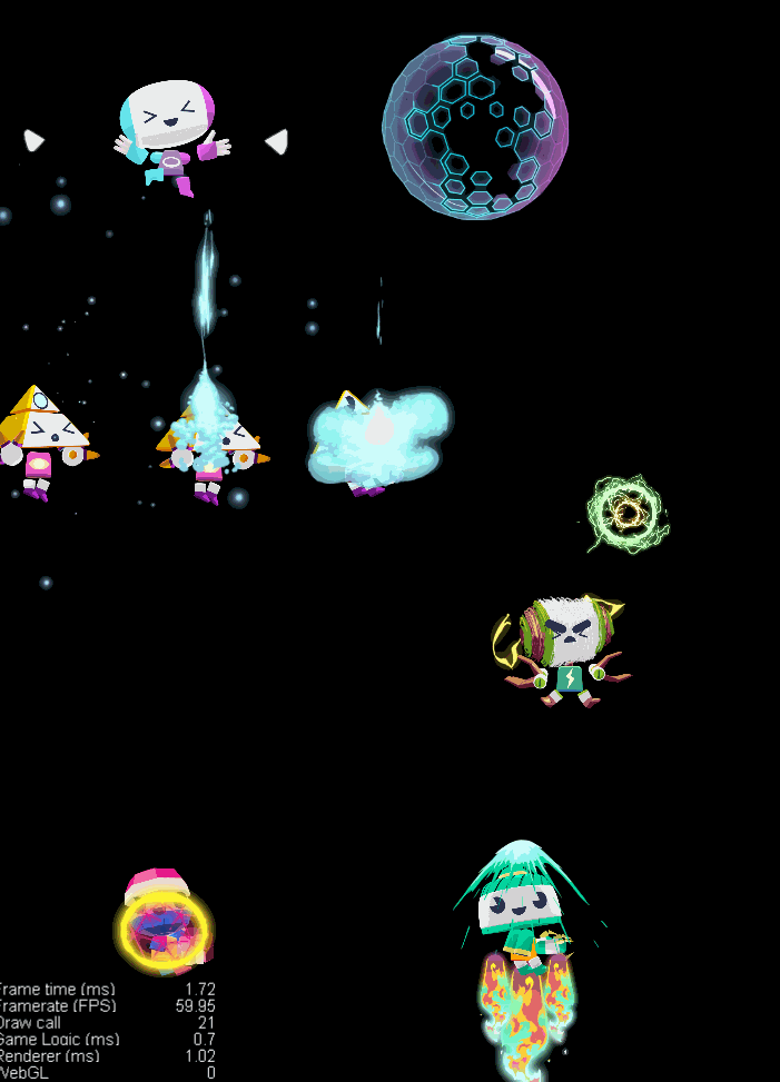 Assorted bot ability animation tests