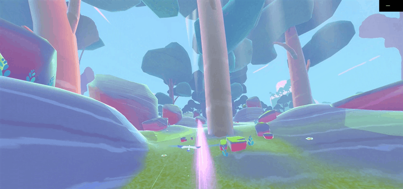 Gameplay clip soaring through the canyon