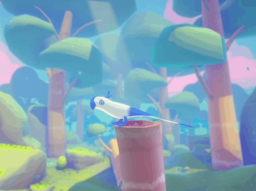 Gameplay clip exploring the forest biome
