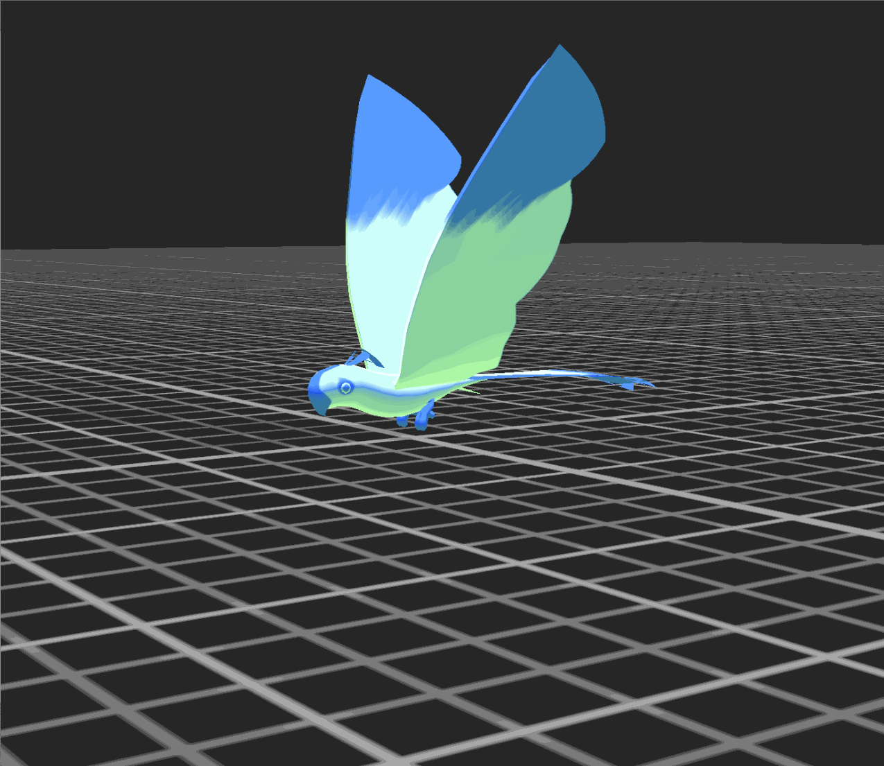 Hero bird flight animation